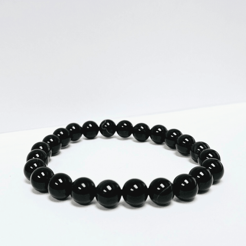 ZAQ Skin & Body Obsidian Bracelet - Protector White Smoke 6mm,8mm,10mm