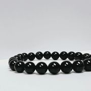 ZAQ Skin & Body Obsidian Bracelet - Protector Light Gray 6mm,8mm,10mm