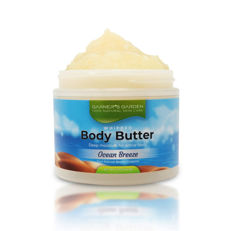 Garner's Garden Body Butter - Natural Fragrance Body Butter White Smoke Ocean Breeze BB / 5 oz (medium)