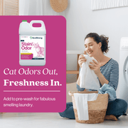 EcoStrong Cat Stain and Odor Eliminator Pet & Animal > Cat Stain & Odor Violet Red 1 Gallon Jug,32 oz Sprayer,32 oz Sprayer Bottle and 1 Gallon Refill