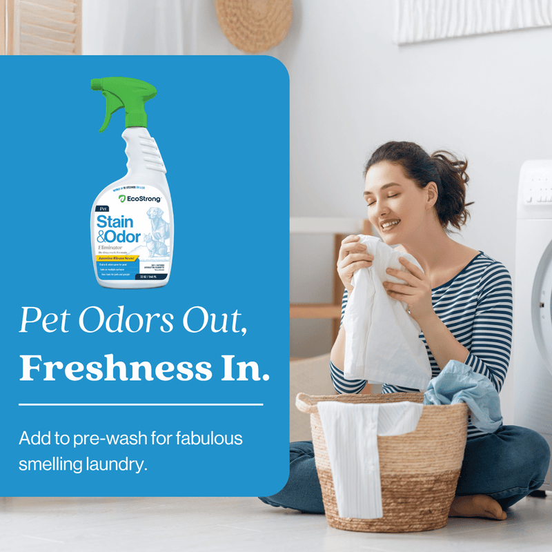 EcoStrong Pet Stain and Odor Eliminator Pet & Animal > Pet Stain & Odor Light Sea Green Citrus / 1 Gallon Jug,Citrus / 32 oz Sprayer Bottle and 1 Gallon Refill,Citrus / 32 oz Sprayer Bottle,Jasmine Bloom / 1 Gallon Jug,Jasmine Bloom / 32 oz Sprayer Bottle and 1 Gallon Refill,Jasmine Bloom / 32 oz Sprayer Bottle,Santal Woods / 1 Gallon Jug,Sa