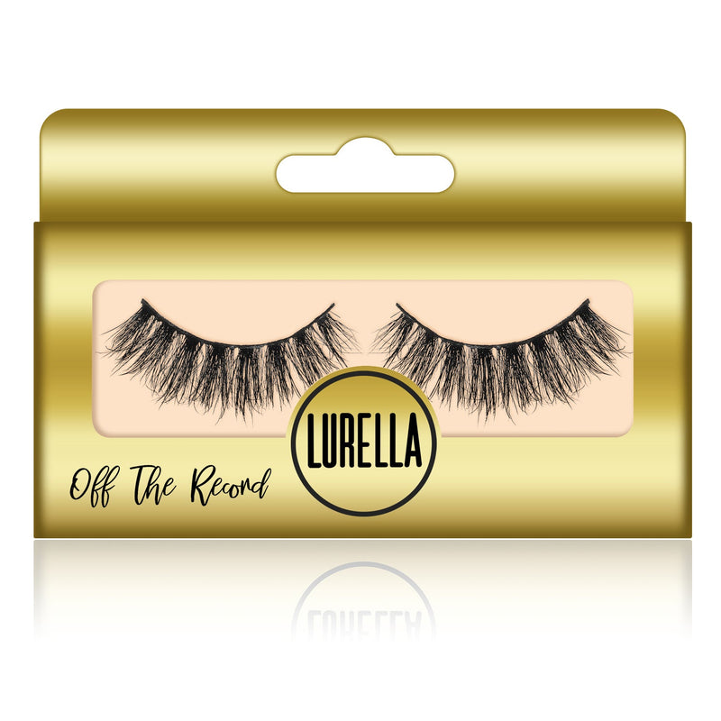 Lurella Cosmetics 3D Mink Eyelashes - Off The Record False Eyelash Seashell