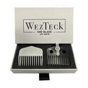 WezTeck NEW V.2 WezTeck One Blade Razor Gray Off White