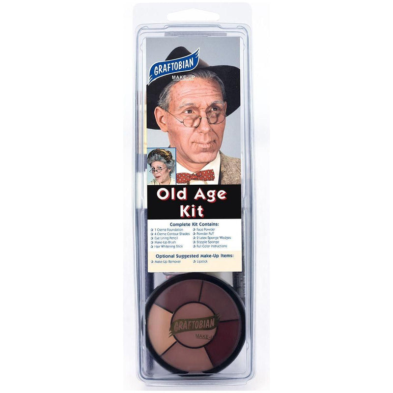 Graftobian Make-Up Company Old Age Makeup Kit Light Gray