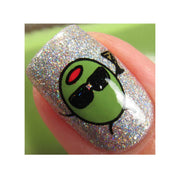 UberChic Beauty Olive The Things Stamping Plate Dim Gray