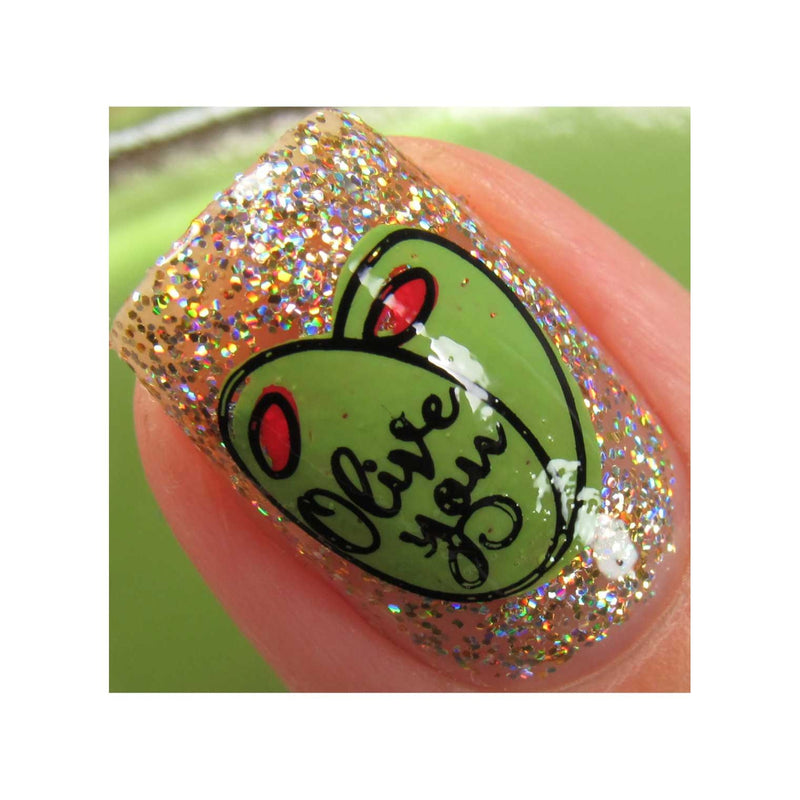 UberChic Beauty Olive The Things Stamping Plate Sienna