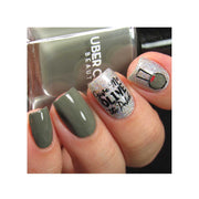 UberChic Beauty Give Me Olive The Polish - Stamping Polish Stamping Polish Dim Gray
