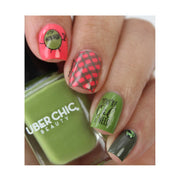 UberChic Beauty Olive The Things Stamping Plate Dim Gray
