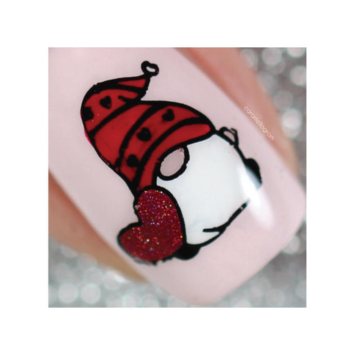 UberChic Beauty Elements of Love Stamping Plate Gray