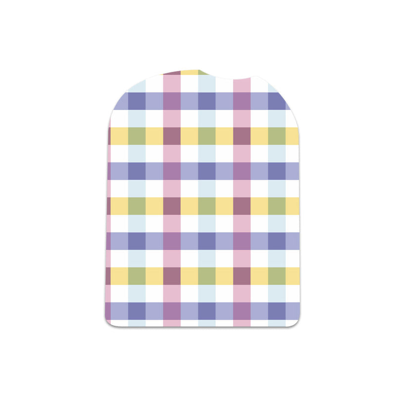 Peelz Spring Plaid Pod Sticker – Pump Peelz Peelz/Stickers White Smoke