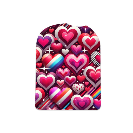 Peelz Sparkly Hearts Pod Sticker – Pump Peelz Peelz/Stickers White Smoke