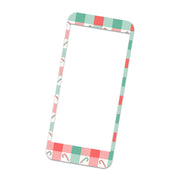 Peelz Peppermint Plaid Sticker for Omnipod® 5 Controller – Pump Peelz Peelz/Stickers White Smoke