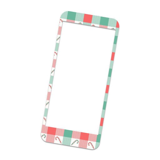 Peelz Peppermint Plaid Sticker for Omnipod® 5 Controller – Pump Peelz Peelz/Stickers White Smoke
