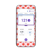 Peelz Strawberry Kisses Sticker for Omnipod® 5 Controller – Pump Peelz Peelz/Stickers White Smoke