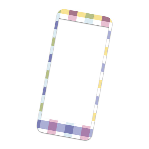 Peelz Spring Plaid Sticker for Omnipod ® 5 Controller – Pump Peelz Peelz/Stickers White Smoke