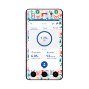 Peelz Holiday Greetings Sticker for Omnipod DASH® PDM – Pump Peelz Peelz/Stickers White Smoke Whole System Peelz (front + case),Front Peelz,Case Peelz
