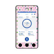 Peelz Coquette Christmas Sticker for Omnipod DASH® PDM – Pump Peelz Peelz/Stickers White Smoke Whole System Peelz (front + case),Front Peelz,Case Peelz