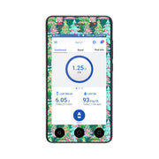 Peelz Festive Forest Sticker for Omnipod DASH® PDM – Pump Peelz Peelz/Stickers White Smoke Whole System Peelz (front + case),Front Peelz,Case Peelz