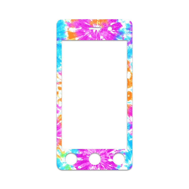 Peelz Neon Tie Dye Sticker for Omnipod DASH ® PDM – Pump Peelz Peelz/Stickers White Smoke Whole System Peelz (front + case),Front Peelz,Case Peelz
