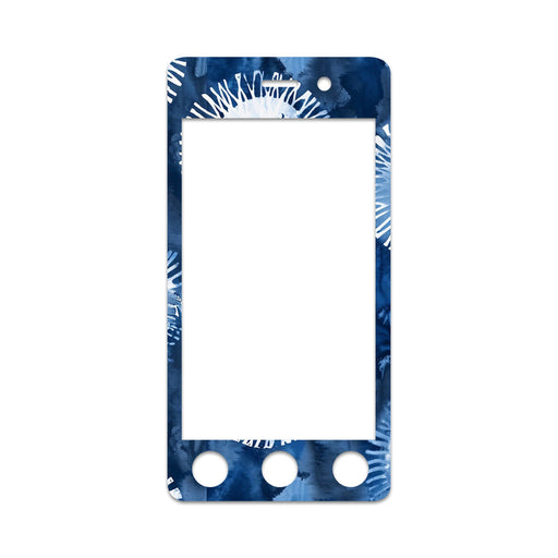 Peelz Monochrome Blue Tie Dye Sticker for Omnipod DASH ® PDM – Pump Peelz Peelz/Stickers White Smoke Whole System Peelz (front + case),Front Peelz,Case Peelz
