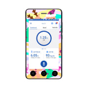 Peelz Christmas Pastel Sticker for Omnipod DASH® PDM – Pump Peelz Peelz/Stickers White Smoke Whole System Peelz (front + case),Front Peelz,Case Peelz