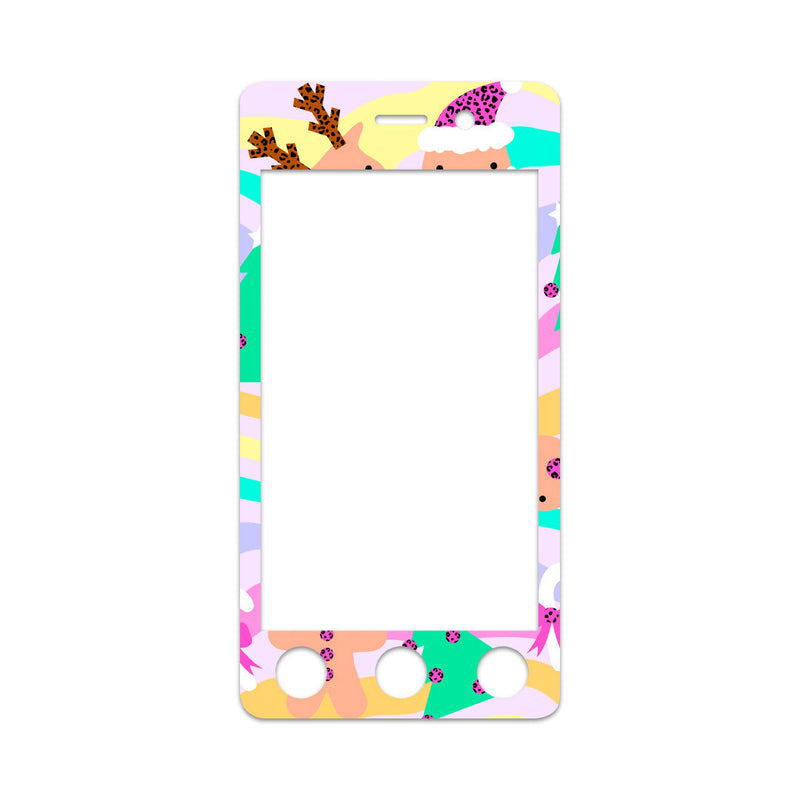 Peelz Christmas Pastel Sticker for Omnipod DASH® PDM – Pump Peelz Peelz/Stickers White Smoke Whole System Peelz (front + case),Front Peelz,Case Peelz