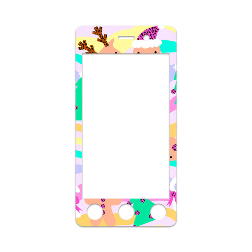 Peelz Christmas Pastel Sticker for Omnipod DASH® PDM – Pump Peelz Peelz/Stickers White Smoke Whole System Peelz (front + case),Front Peelz,Case Peelz