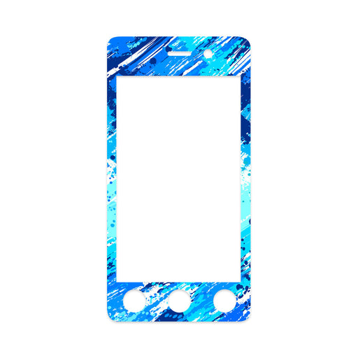 Peelz Beta Blue Sticker Sticker for Omnipod DASH® PDM – Pump Peelz Peelz/Stickers White Smoke Whole System Peelz (front + case),Front Peelz,Case Peelz