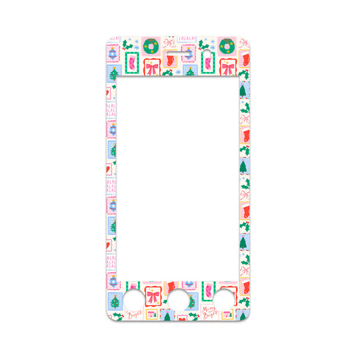 Peelz Holiday Greetings Sticker for Omnipod DASH® PDM – Pump Peelz Peelz/Stickers White Smoke Whole System Peelz (front + case),Front Peelz,Case Peelz