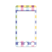 Peelz Spring Plaid Sticker for Omnipod DASH ® PDM – Pump Peelz Peelz/Stickers White Smoke Whole System Peelz (front + case),Front Peelz,Case Peelz