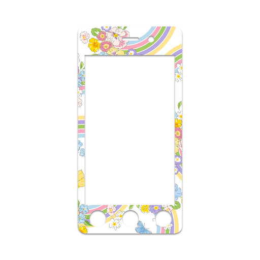 Peelz Rainbow Blooms Sticker for Omnipod DASH ® PDM – Pump Peelz Peelz/Stickers White Smoke Whole System Peelz (front + case),Front Peelz,Case Peelz