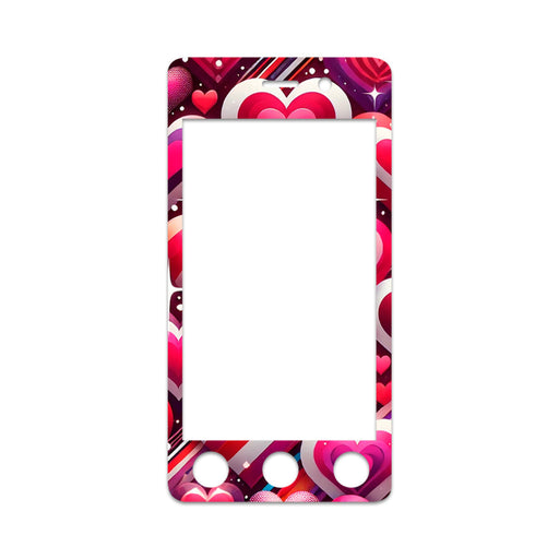 Peelz Sparkly Hearts Sticker for Omnipod DASH ® PDM – Pump Peelz Peelz/Stickers White Smoke Whole System Peelz (front + case),Front Peelz,Case Peelz