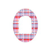 Peelz Party Plaid Pod Patch Tape - Pump Peelz Patch Medical Tape White Smoke 12-Pack (Set of 12 Patches),4-Pack (Set of 4 Patches),1-Single (One Patch)