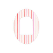 Peelz Peppermint Stripes Pod Patch Tape - Pump Peelz Patch Medical Tape White Smoke 12-Pack (Set of 12 Patches),4-Pack (Set of 4 Patches),1-Single (One Patch)