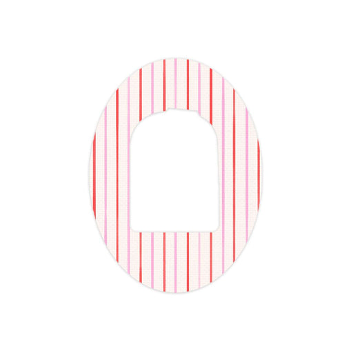 Peelz Peppermint Stripes Pod Patch Tape - Pump Peelz Patch Medical Tape White Smoke 12-Pack (Set of 12 Patches),4-Pack (Set of 4 Patches),1-Single (One Patch)