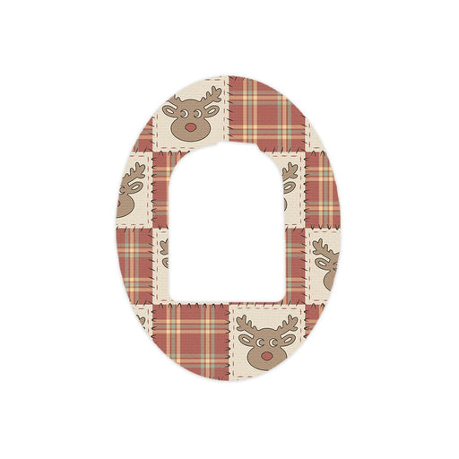 Peelz Rustic Reindeer Pod Patch Tape - Pump Peelz Patch Medical Tape White Smoke 12-Pack (Set of 12 Patches),4-Pack (Set of 4 Patches),1-Single (One Patch)