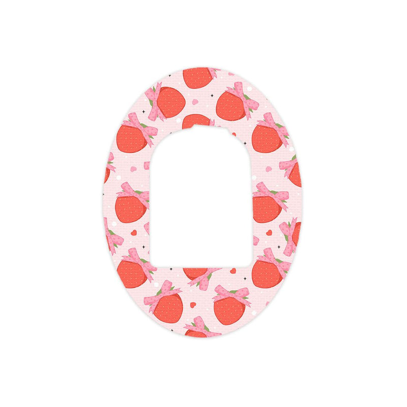 Peelz Strawberry Kisses Pod Patch Tape - Pump Peelz Patch Medical Tape White Smoke 12-Pack (Set of 12 Patches),4-Pack (Set of 4 Patches),1-Single (One Patch)