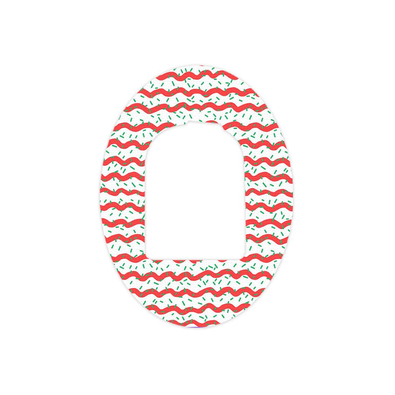 Peelz Christmas Icing Pod Patch Tape - Pump Peelz Patch Medical Tape White Smoke 12-Pack (Set of 12 Patches),4-Pack (Set of 4 Patches),1-Single (One Patch)