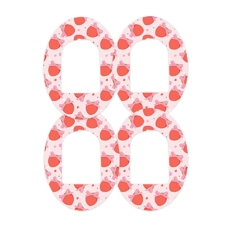 Peelz Strawberry Kisses Pod Patch Tape - Pump Peelz Patch Medical Tape White Smoke 12-Pack (Set of 12 Patches),4-Pack (Set of 4 Patches),1-Single (One Patch)