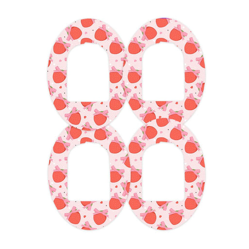 Peelz Strawberry Kisses Pod Patch Tape - Pump Peelz Patch Medical Tape White Smoke 12-Pack (Set of 12 Patches),4-Pack (Set of 4 Patches),1-Single (One Patch)