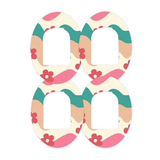 Peelz Retro Noel Pod Patch Tape - Pump Peelz Patch Medical Tape White Smoke 12-Pack (Set of 12 Patches),4-Pack (Set of 4 Patches),1-Single (One Patch)