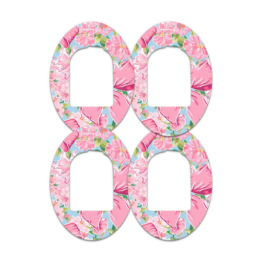 Peelz Blossom Bows Pod Patch Tape - Pump Peelz Patch Medical Tape White Smoke 12-Pack (Set of 12 Patches),4-Pack (Set of 4 Patches),1-Single (One Patch)