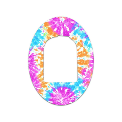 Peelz Neon Tie Dye Pod Patch Tape - Pump Peelz Patch Medical Tape White Smoke 12-Pack (Set of 12 Patches),4-Pack (Set of 4 Patches),1-Single (One Patch)