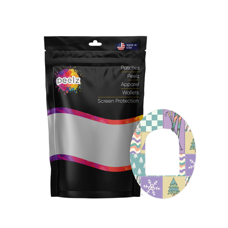 Peelz Après Ski Pod Patch Tape - Pump Peelz Patch Medical Tape White Smoke 12-Pack (Set of 12 Patches),4-Pack (Set of 4 Patches),1-Single (One Patch)