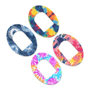 Peelz Tie Dye Variety Pack Pod Patch Tape - Pump Peelz Patch Medical Tape White Smoke 12-Pack (Set of 12 Patches),4-Pack (Set of 4 Patches)