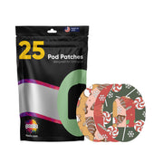 Peelz Christmas Treats Variety Pod Patch Tape - Pump Peelz Patch Medical Tape White Smoke 12-Pack (Set of 12 Patches),4-Pack (Set of 4 Patches)