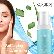 Onsen Secret Daily Essentials System Skin Care Sets Light Gray Aloe Cleanser + Peel + Toner + Moisturizer : 75/30/150/35 ml,Aloe Cleanser + Peel + Toner + Moisturizer : 150/30/150/35 ml,Milk Cleanser + Peel + Toner + Moisturizer : 150/30/150/35 ml