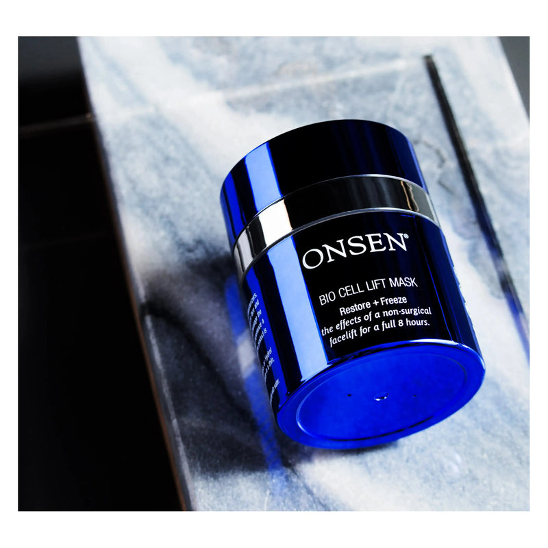 Onsen Secret 8-Hour Peptide Firming Mask Serums & Facial Treatment Light Gray 30ml