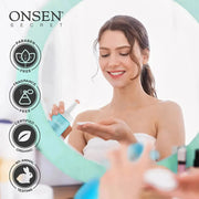 Onsen Secret Daily Essentials System Skin Care Sets Light Gray Aloe Cleanser + Peel + Toner + Moisturizer : 75/30/150/35 ml,Aloe Cleanser + Peel + Toner + Moisturizer : 150/30/150/35 ml,Milk Cleanser + Peel + Toner + Moisturizer : 150/30/150/35 ml