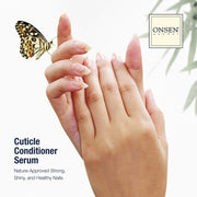 Onsen Secret Nail & Cuticle Conditioner Serum Nail Care Antique White 30ml,15ml